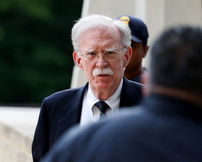 Former Trump adviser John Bolton pleads guilty to mishandling classified information