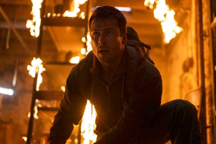 Glen Powell in The Running Man.
