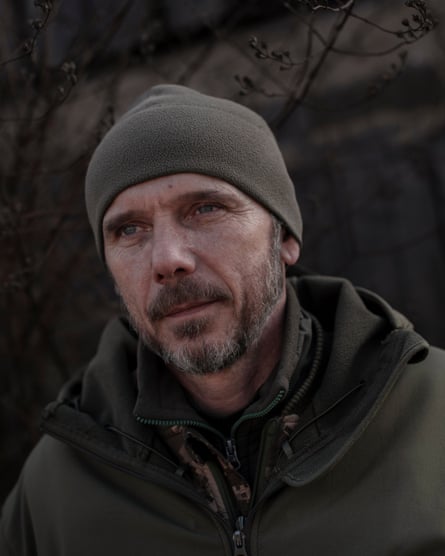 Valentyn, the deputy commander of the artillery division of the first tank brigade, Donetsk region.