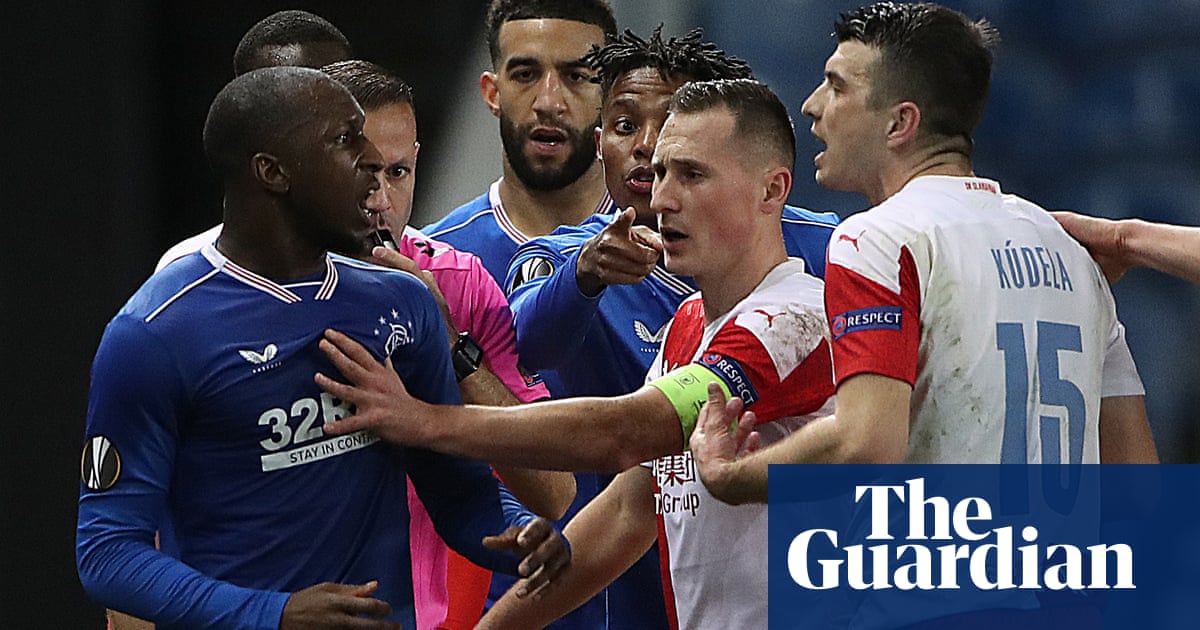 Rangers accuse Slavia Prague’s Kudela of racial abuse in Europa League loss