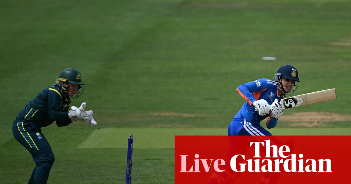 Australia v India: Women’s T20 World Cup – live