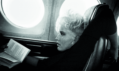 ‘She looked infinitely better than us in the video’ … Paula Yates on the private plane.