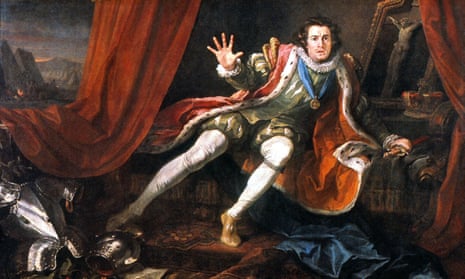 English actor David Garrick (1717-1779) as Richard III, the 19th-century Wild West’s favourite play. 