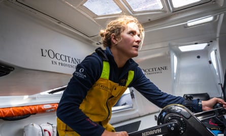 ‘I’m a fighter’: sailor Clarisse Crémer’s remarkable battle to get back on a boat 2 Clarisse Crémer inside her boat