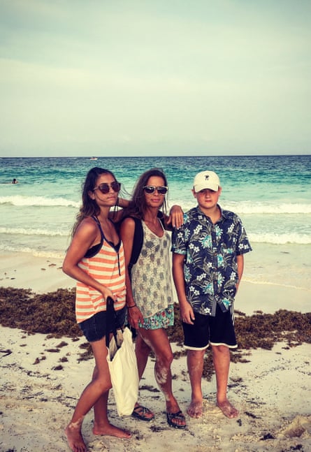 Sarah Green with her daughter Ellexis and son Jeremiah, the children she had after fleeing the cult.