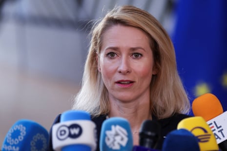 Kaja Kallas has called for a diplomatic effort to get oil and gas through the strait of Hormuz.