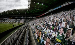 Borussia Mönchengladbach utilised 12,000 cardboard cut-outs of fans