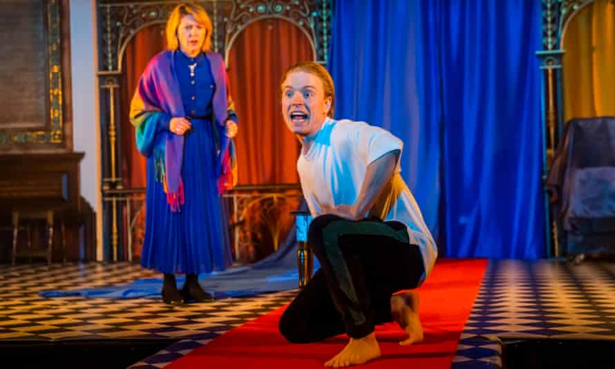 Karen Ascoe and Freddie Fox in Hamlet.