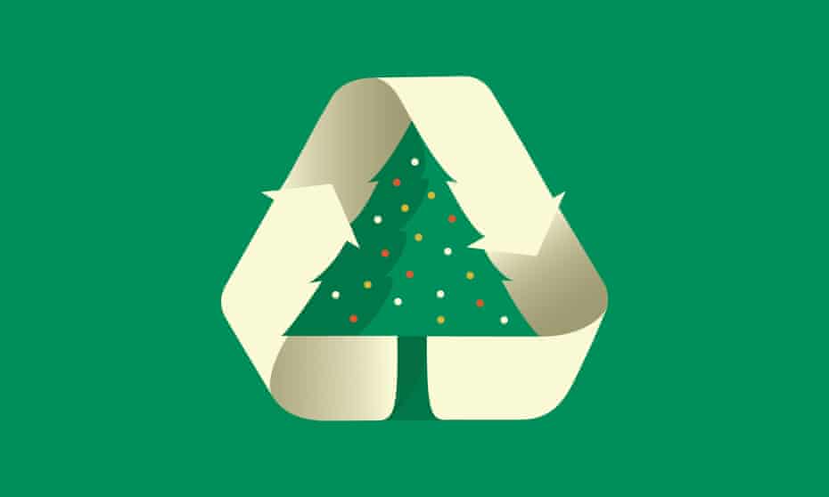 Elia Barbieri's Christmas tree illustration