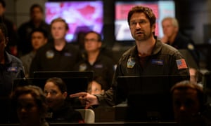 Gerard Butler in Geostorm.