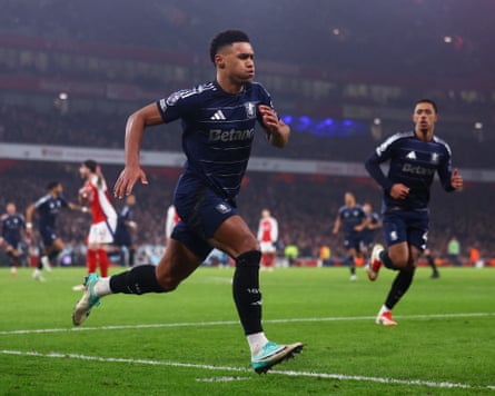 Ollie Watkins earned a point for Aston Villa at the Emirates in January as the visitors stalled Arsenal’s title tilt.