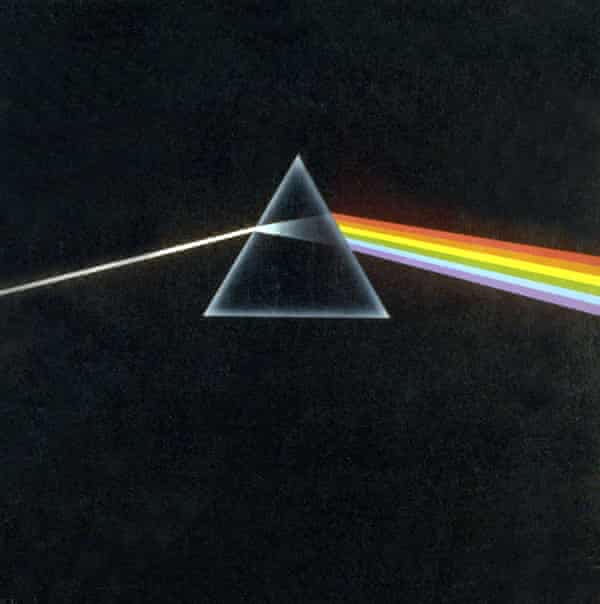 Nicholas Thirkell Associates’ cover for Pink Floyd’s album Dark Side of the Moon, 1973.