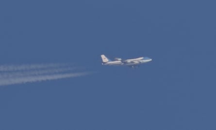 Air Force One Spotted In Sheffield How Uk Enthusiast Revealed Trump S Iraq Trip Yorkshire The Guardian