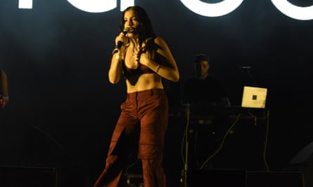 Boy Better Know Takeover At The O2, LondonLONDON, ENGLAND - AUGUST 27: Mabel performs on stage at BBK Takeover at The O2 Arena on August 27, 2017 in London, England. (Photo by Nicky J Sims/Getty Images for Nike)