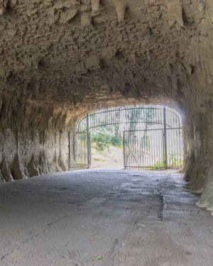 Underneath the Alvord Lake Bridge in Golden Gate Park, San Francisco â the worldâs first reinforced concrete bridge.