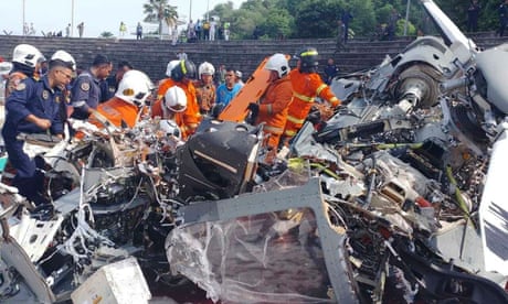 Malaysia navy helicopters collide in mid-air, killing all 10 onboard