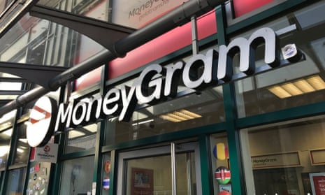 A MoneyGram office in Frankfurt, Germany