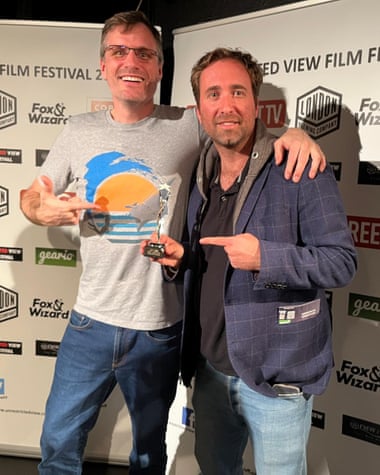 Danny Ward and Joe Bor, standups and directors for Ian Cognito