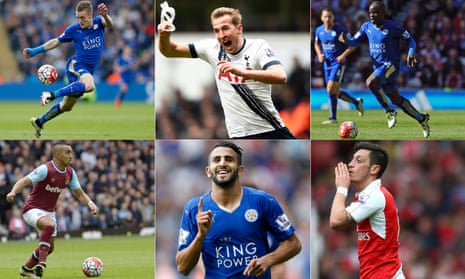 The six players up for the men’s PFA Player of the Year prize.
