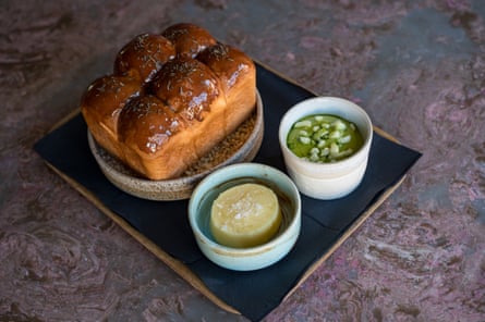 Food on a tray at a pub