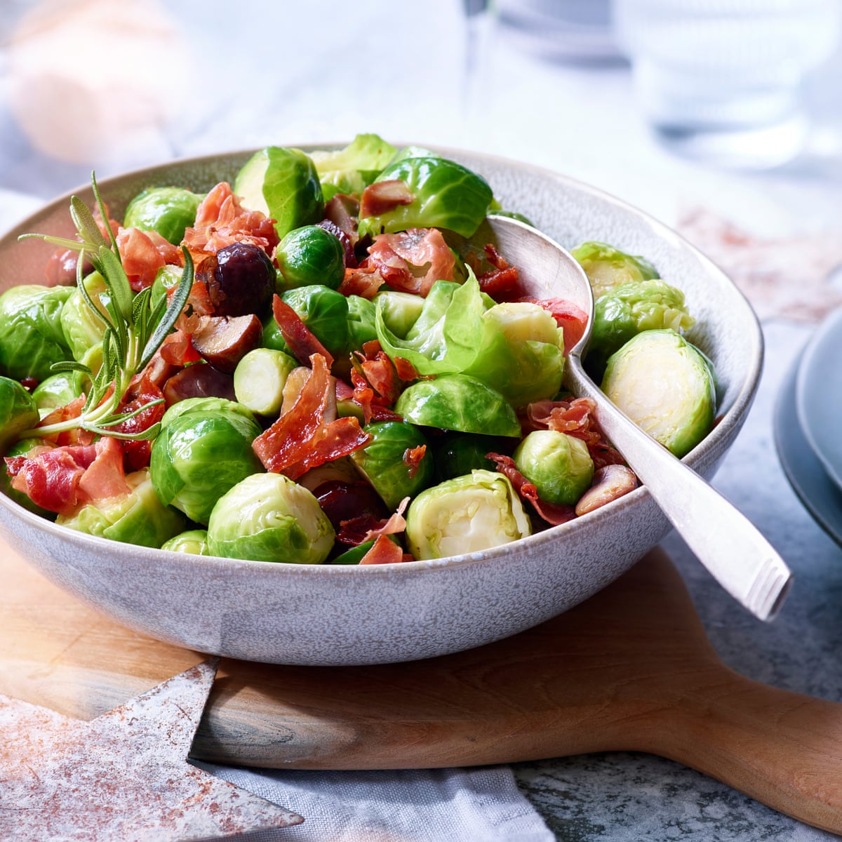 Chestnuts Roasted Brussel Sprouts Christmas Chestnuts Nigella