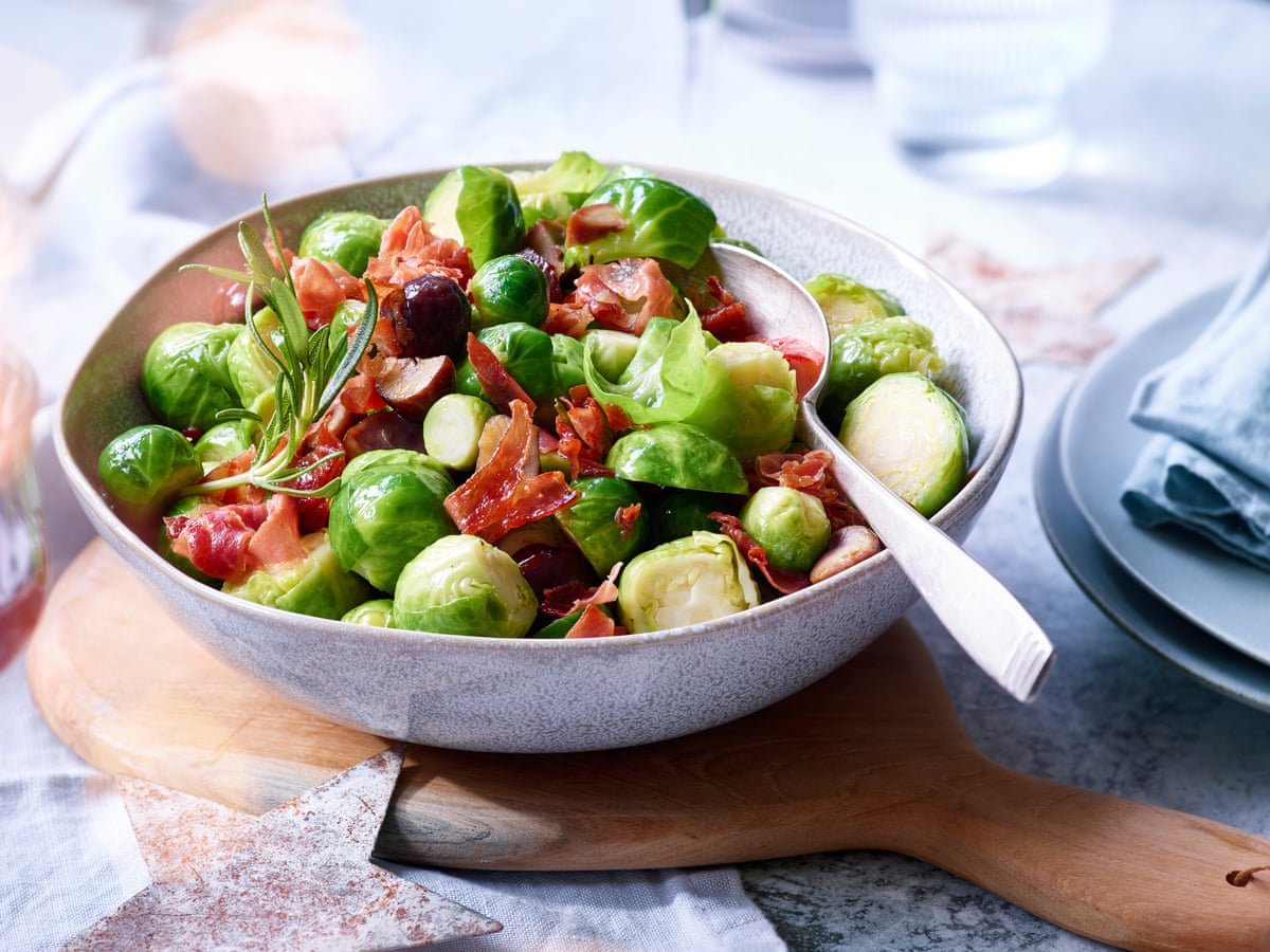 Sprouts with iberico ham and a classic Danish salad – recipes for
