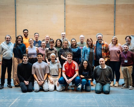 Sheen and Goodridge with the Our Town ensemble