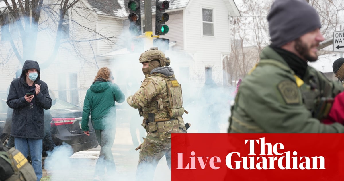 Immigration crackdown continues with Democrats set to reject ICE funding bill – live