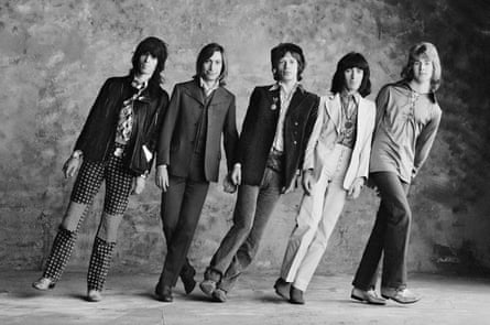 The Rolling Stones, from left to right: Keith Richards, Charlie Watts, Mick Jagger, Bill Wyman and Mick Taylor.