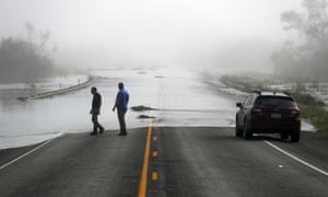 Flooded highway