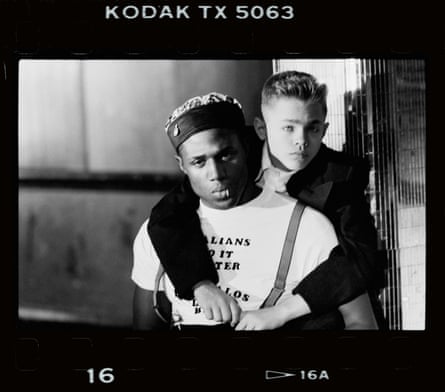 Howard, right, in a shoot with Jack Negrit.