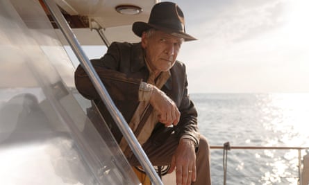Harrison Ford in a still from Indiana Jones and the Dial of Destiny