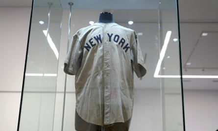 The Babe Ruth game-worn New York Yankees âÂÂcalled shotâ jersey from the 1932 World Series