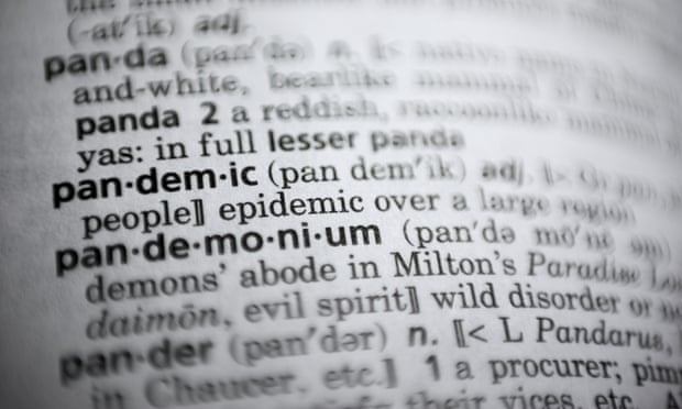Pandemic ‘probably isn’t a big shock’, said Peter Sokolowski, editor at large for Merriam-Webster.
