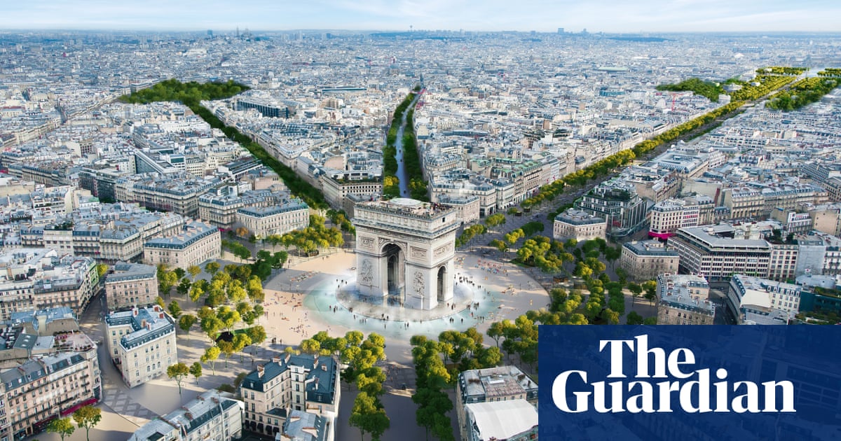 paris agrees to turn champs elysees into extraordinary garden paris the guardian