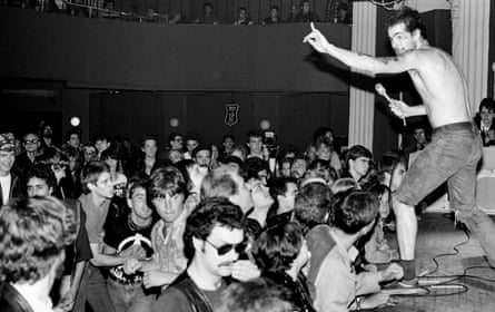 Henry Rollins with Black Flag in 1981.