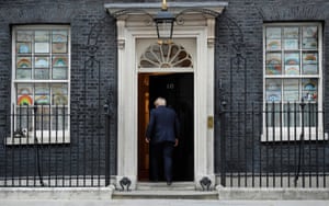 Boris Johnson at Downing Street