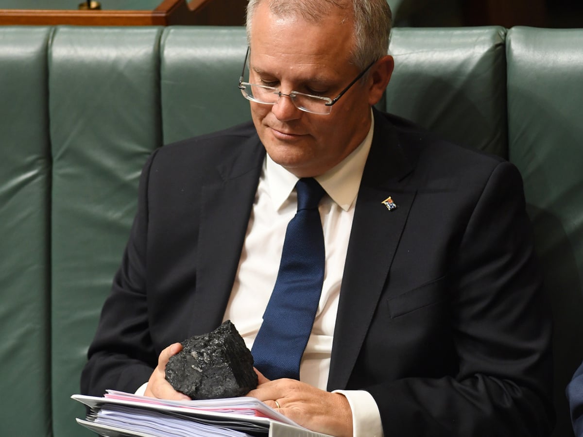 Scott Morrison brings coal to question time: what fresh idiocy is this? |  Katharine Murphy | Australia news | The Guardian