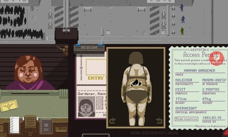 Lucas Pope’s 2013 game Papers, Please: ‘an extraordinary tale of nationalism’.