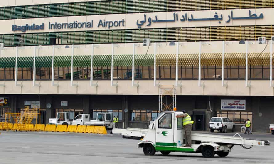 Baghdad international airport.