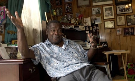Clarence ‘Frogman’ Henry at his home in the Algiers district of New Orleans in 2003.