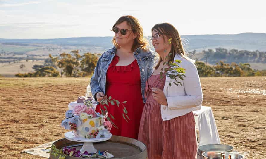 Cadance Bell with her fiancee Amanda