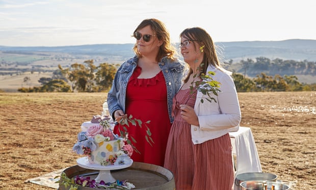 Cadance Bell with her fiancee Amanda