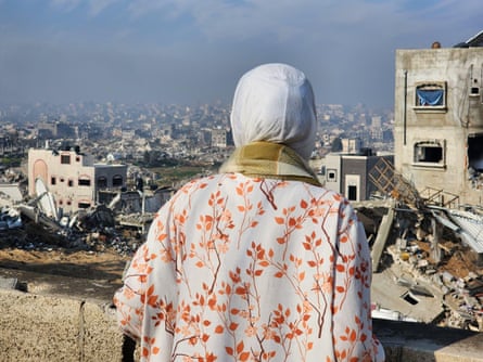 Tantesh surveys the destruction in northern Gaza