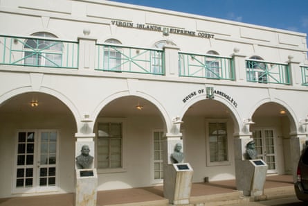 The House of Assembly in Road Town.