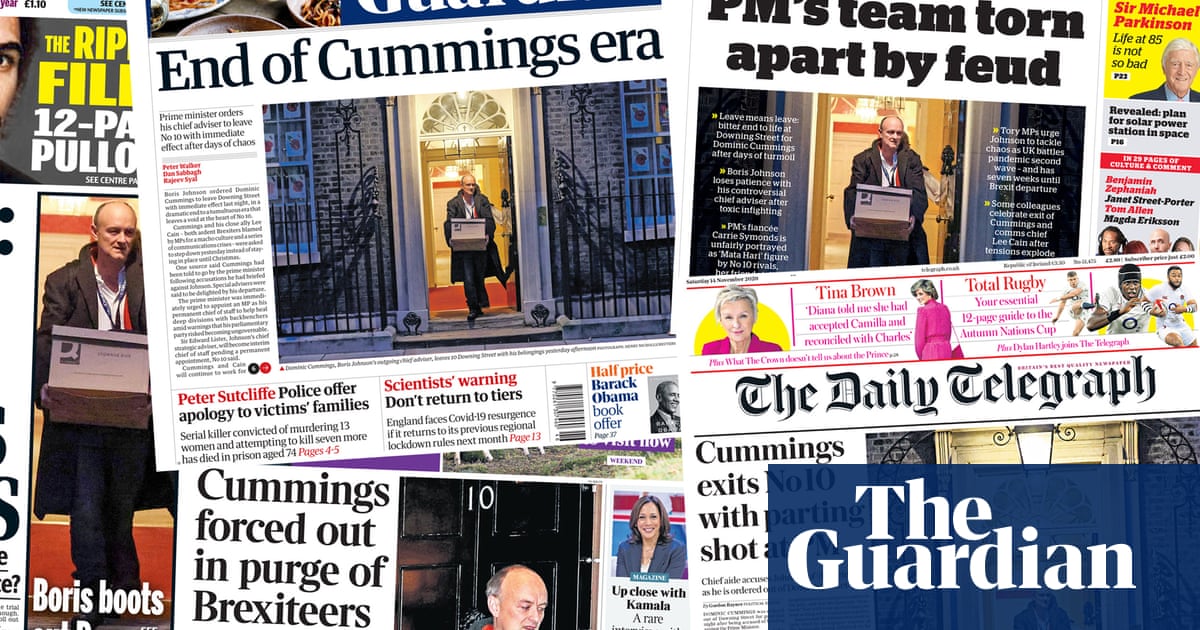 End of Cummings era – what the papers say