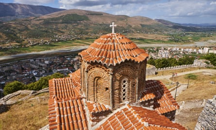 Ancient glories: a view from the hills above Berat.