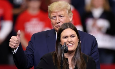 Sarah Sanders served for almost two years as White House press secretary, a tenure characterised by lies, mistruths and attacks on the press.