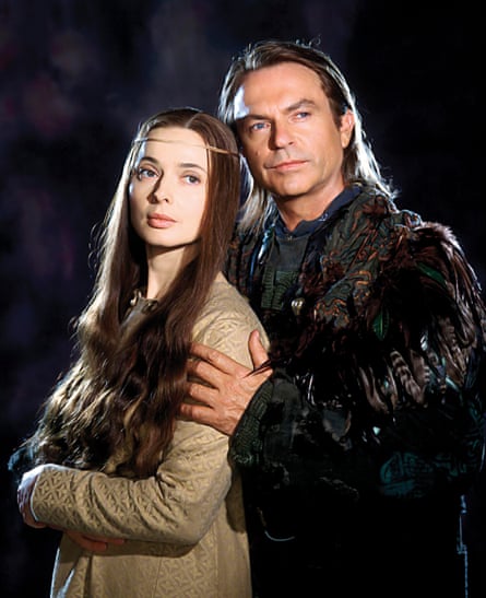 Isabella Rossellini and Sam Neill in Merlin