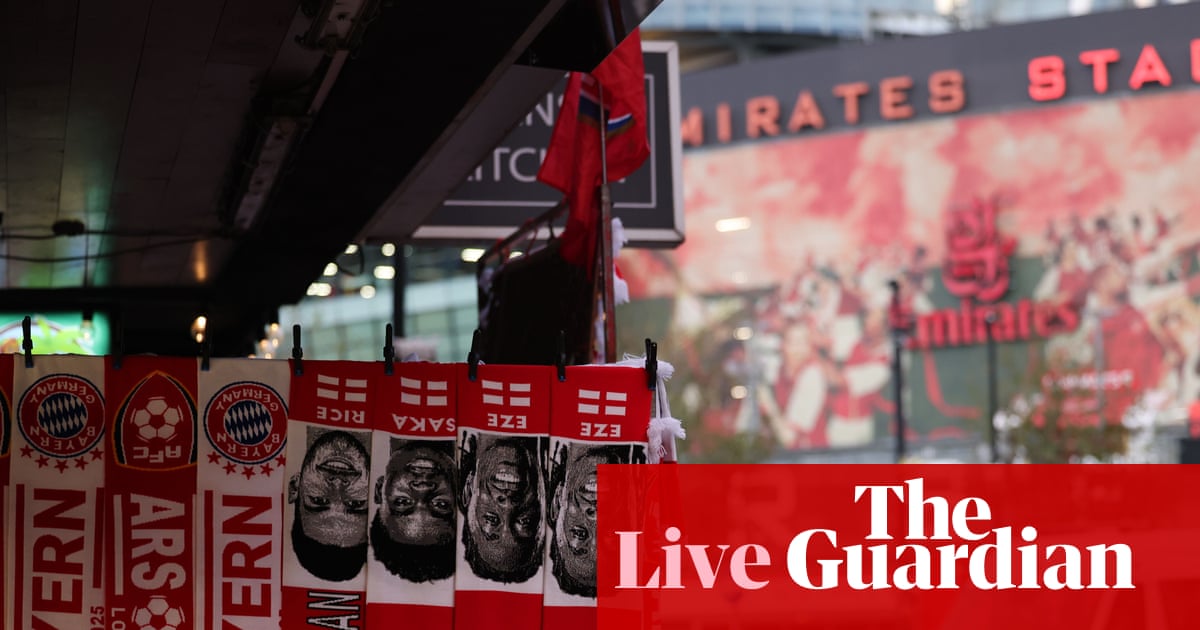 Arsenal v Bayern Munich: Champions League – live